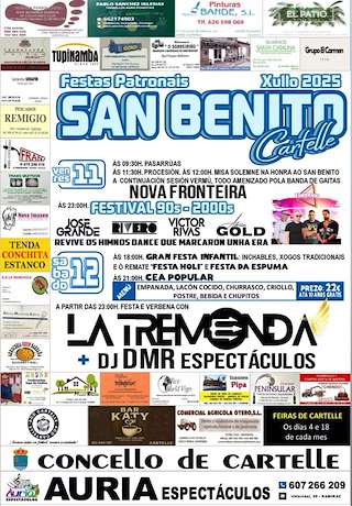 Fechas, información, programa, cartel, imágenes, mapa y ubicación de San Benito  en  Cartelle