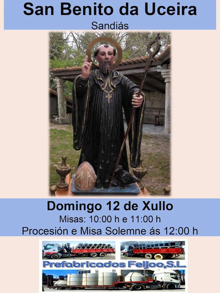 San Benito da Uceira en Sandiás