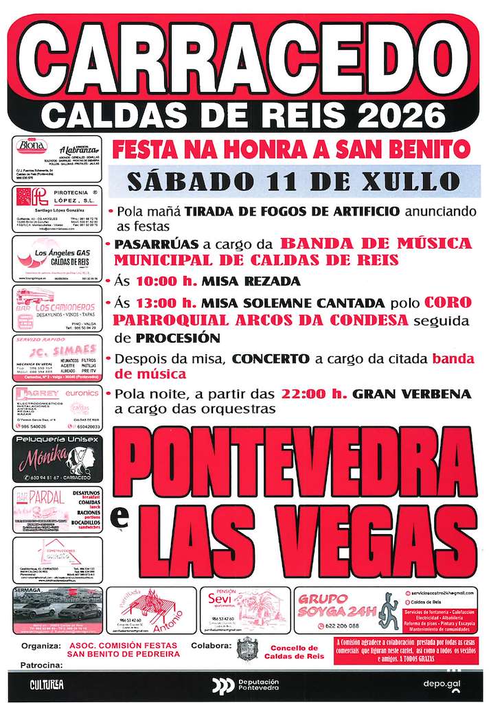 San Benito de Carracedo (2026) en Caldas de Reis