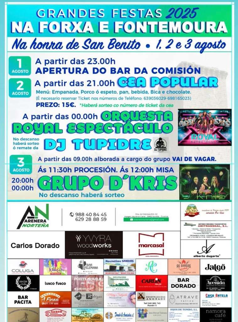 San Benito de Forxa e Fontemoura en Porqueira