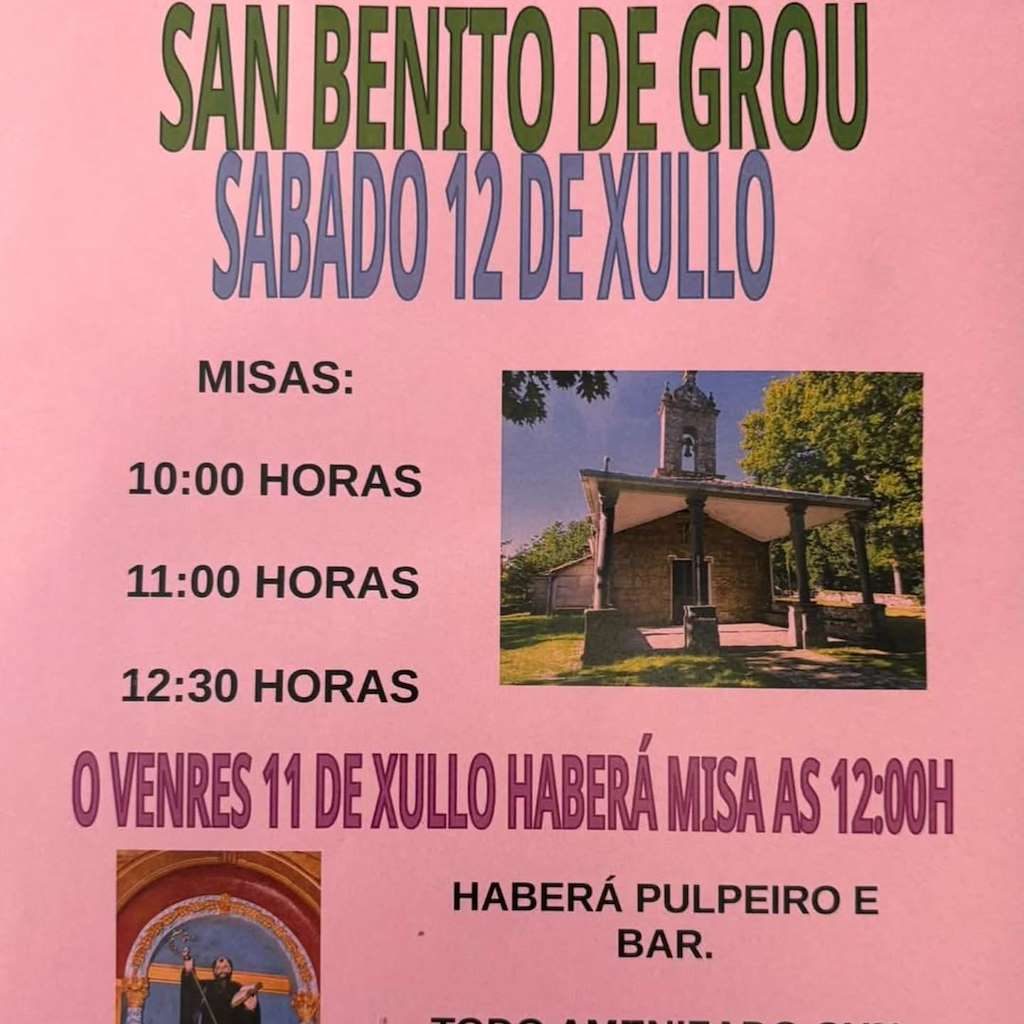 San Benito de Grou en Lobios