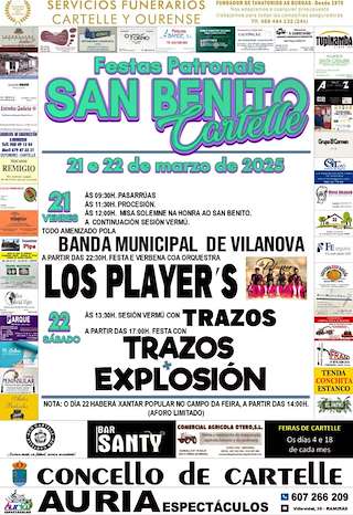 Fechas, información, programa, cartel, imágenes, mapa y ubicación de San Benito de Invierno  en  Cartelle