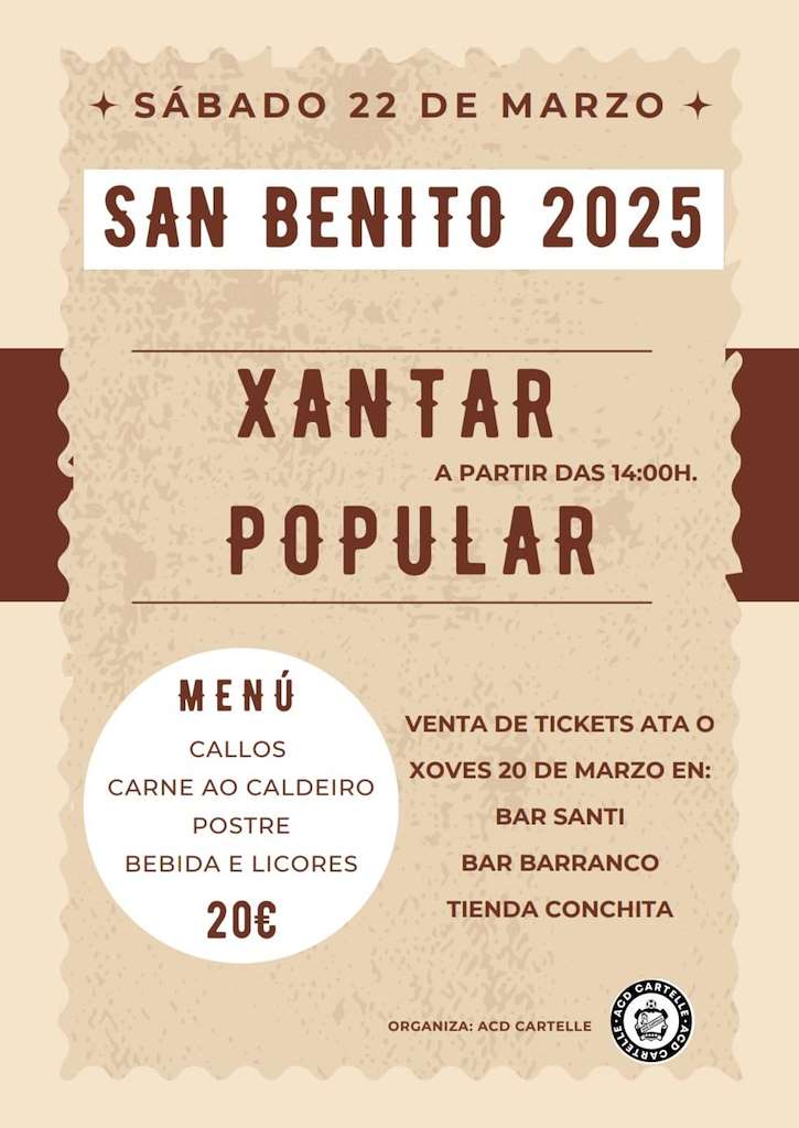 San Benito de Invierno en Cartelle