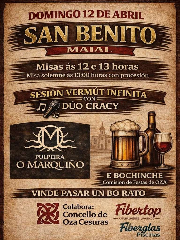 San Benito de Maial en Oza Cesuras