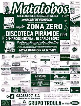 Fechas, información, programa, cartel, imágenes, mapa y ubicación de San Benito de Matalobos  en  A Estrada