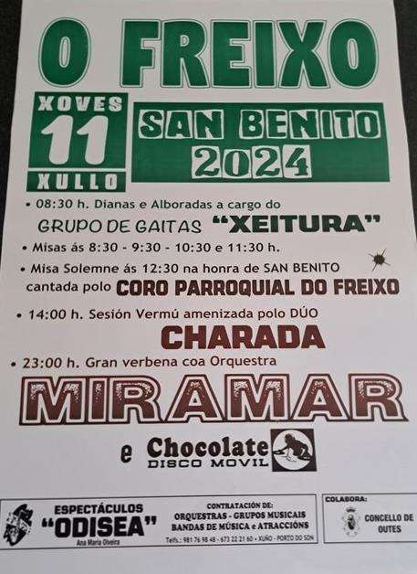 San Benito de O Freixo en Outes