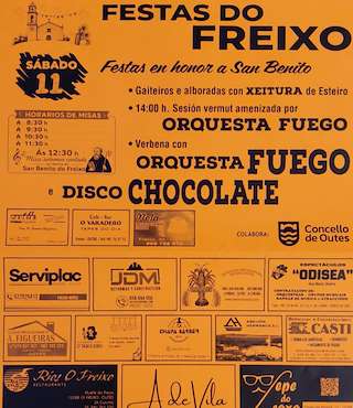 Fechas, información, programa, cartel, imágenes, mapa y ubicación de San Benito de O Freixo (2026)  en  Outes