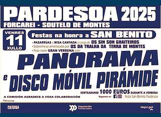 Fechas, información, programa, cartel, imágenes, mapa y ubicación de San Benito de Pardesoa  en  Forcarei