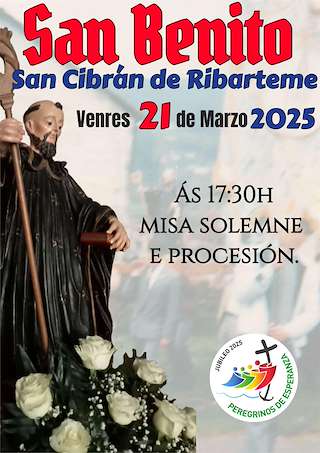Fechas, información, programa, cartel, imágenes, mapa y ubicación de San Benito de San Cibrán de Ribarteme  en  As Neves