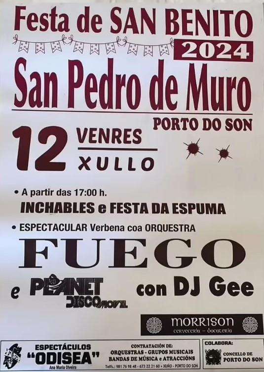 San Benito de Seráns de San Pedro de Muro en Porto do Son