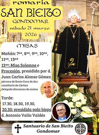 Fechas, información, programa, cartel, imágenes, mapa y ubicación de San Benito (2026)  en  Gondomar