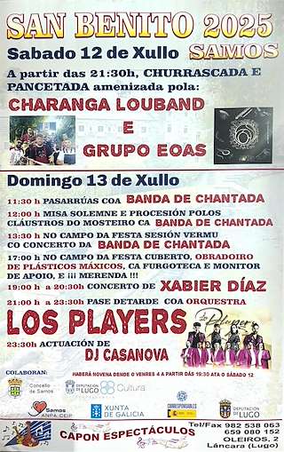 Fechas, información, programa, cartel, imágenes, mapa y ubicación de San Benito  en  Samos