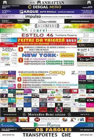 Fechas, información, programa, cartel, imágenes, mapa y ubicación de San Bernabé de Valenzá  en  Barbadás