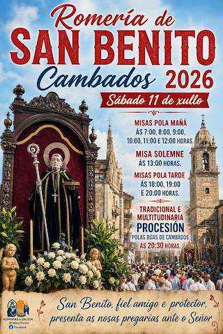 Fechas, información, programa, cartel, imágenes, mapa y ubicación de San Bieito (2026)  en  Cambados