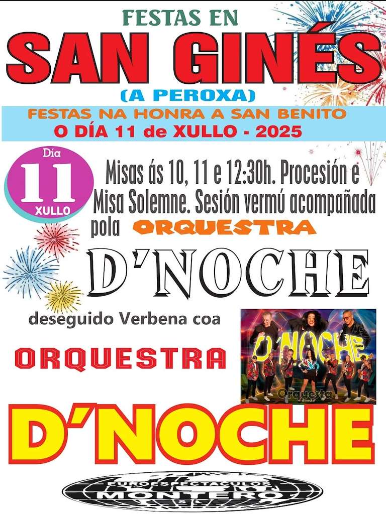 San Bieito de San Gines (2025) en A Peroxa