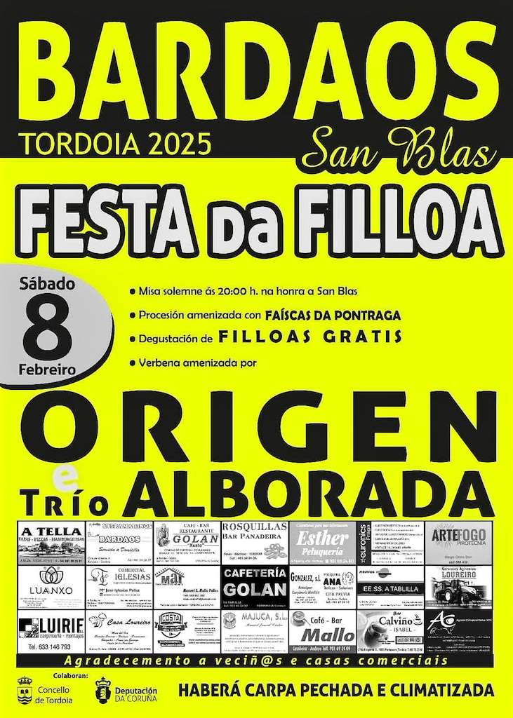 San Blas de Bardaos - Festa da Filloa en Tordoia
