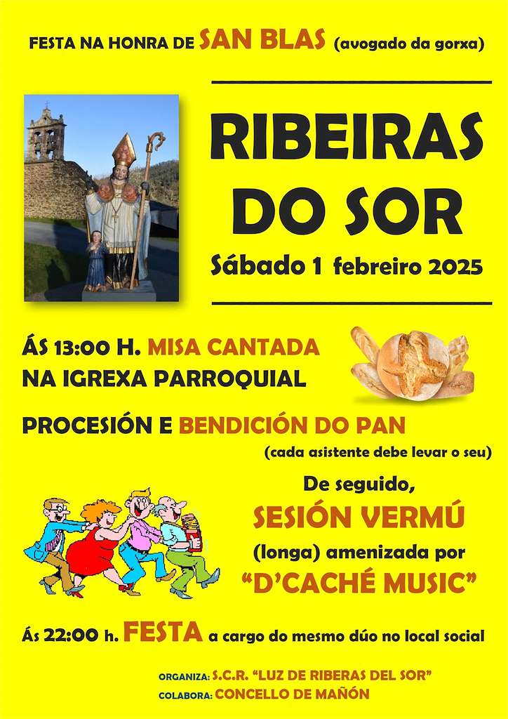 San Blas de Ribeiras do Sor  en Mañón