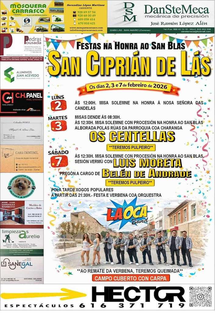San Blas de San Ciprián de Lás en San Amaro
