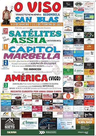 Fechas, información, programa, cartel, imágenes, mapa y ubicación de San Blas do Viso   en  Redondela