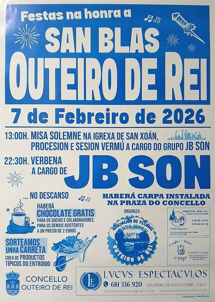 San Blas  en Outeiro de Rei