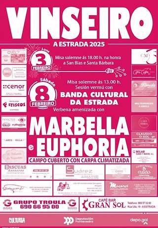 Fechas, información, programa, cartel, imágenes, mapa y ubicación de San Brais de Santa Cristina de Vinseiro   en  A Estrada