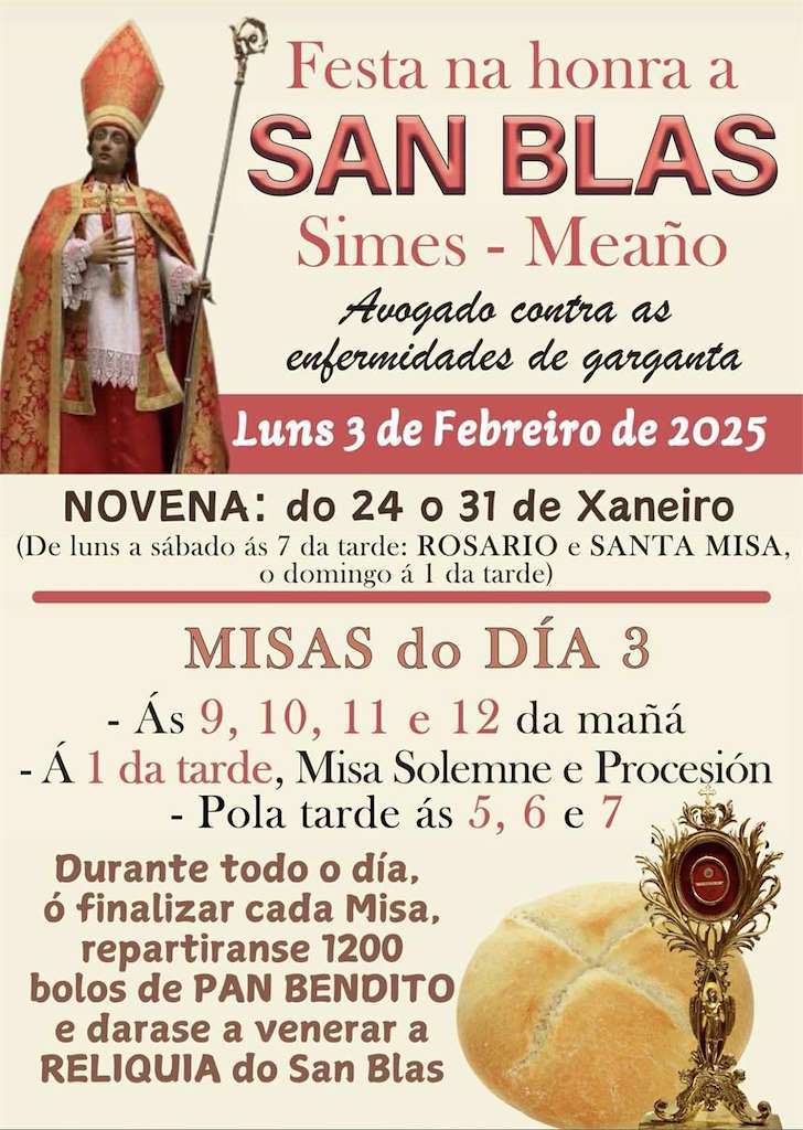 San Brais de Simes en Meaño