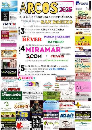 Fechas, información, programa, cartel, imágenes, mapa y ubicación de San Breixo de Arcos  (2025)  en  Ponteareas