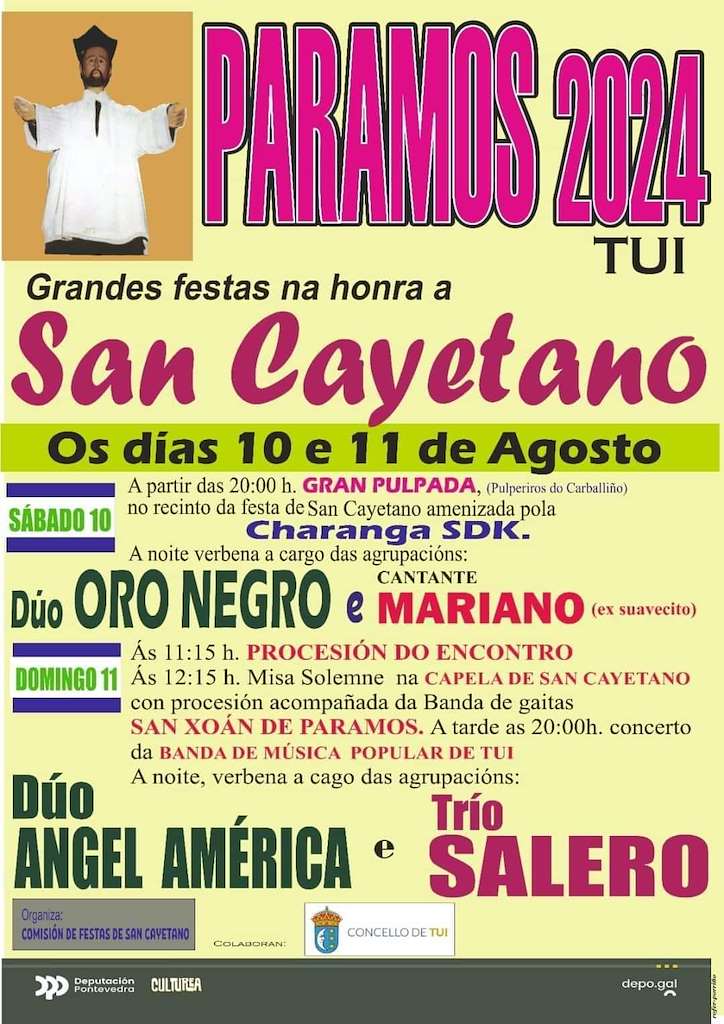 San Caetano de Paramos  en Tui