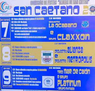Fechas, información, programa, cartel, imágenes, mapa y ubicación de San Caetano de Portosin