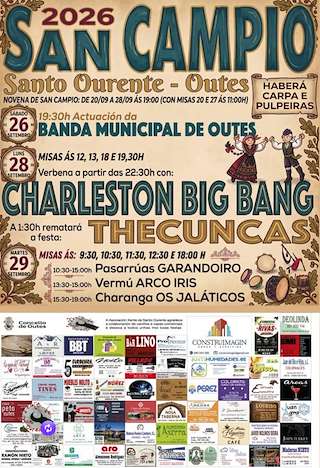 Fechas, información, programa, cartel, imágenes, mapa y ubicación de San Campio - Romaría do Mal Cativo (2026) en Outes