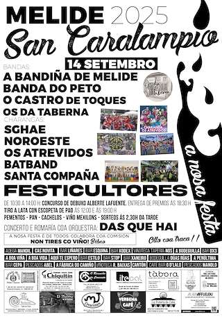 Fechas, información, programa, cartel, imágenes, mapa y ubicación de San Caralampio  en  Melide