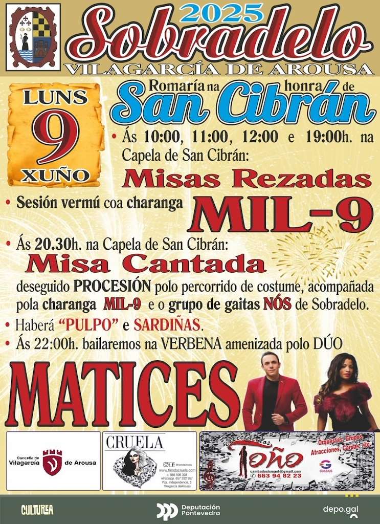 San Cibrán de Sobradelo en Vilagarcía de Arousa