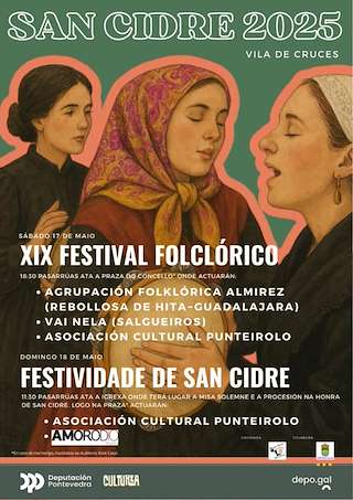 Fechas, información, programa, cartel, imágenes, mapa y ubicación de San Cidre  en  Vila de Cruces
