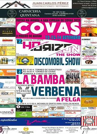 Fechas, información, programa, cartel, imágenes, mapa y ubicación de San Ciprián de Covas  en  O Pereiro de Aguiar