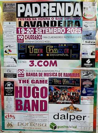 Fechas, información, programa, cartel, imágenes, mapa y ubicación de San Ciprián de Lavandeira  en  Padrenda