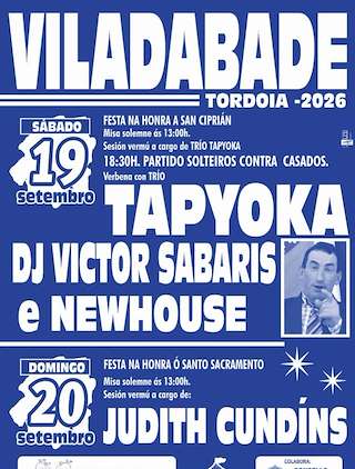 Fechas, información, programa, cartel, imágenes, mapa y ubicación de San Ciprián de Viladabade (2026) en Tordoia