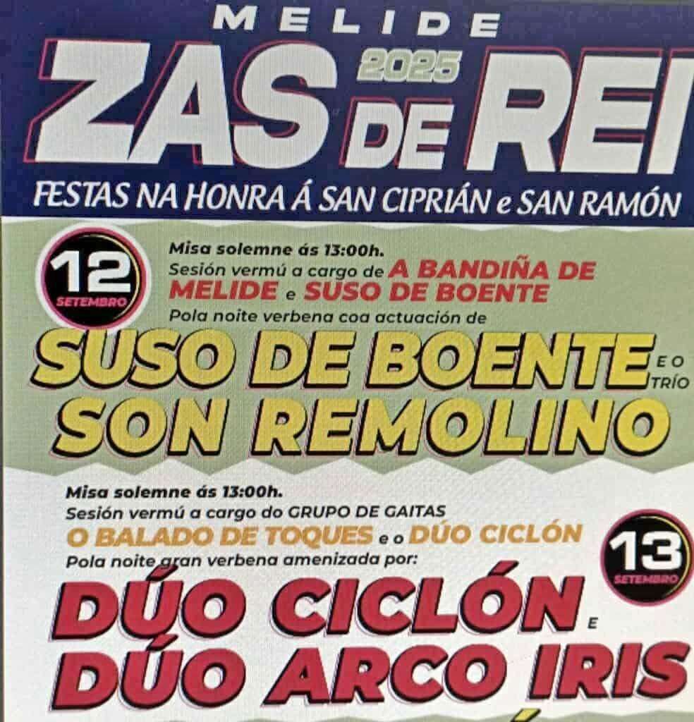 San Ciprián y San Ramón de Zas de Rei (2025) en Melide