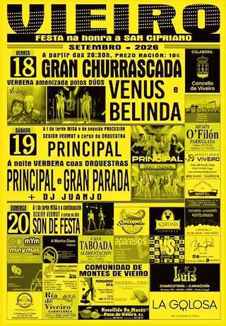 Fechas, información, programa, cartel, imágenes, mapa y ubicación de San Cipriano de Vieiro (2026) en Viveiro