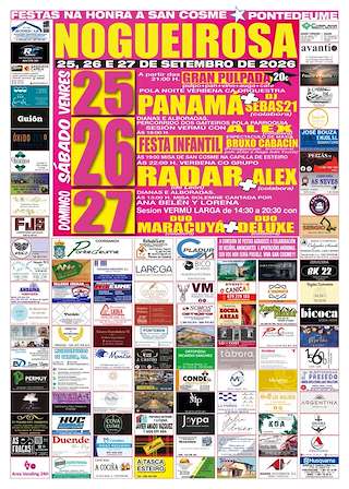 Fechas, información, programa, cartel, imágenes, mapa y ubicación de San Cosme de Nogueirosa (2026) en Pontedeume
