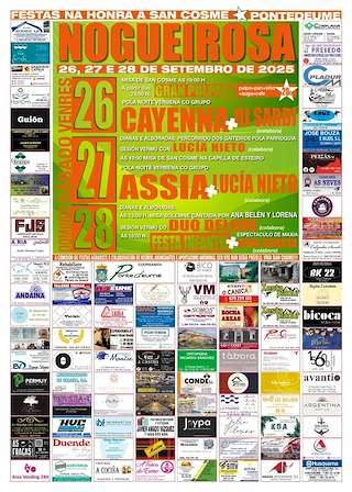 Fechas, información, programa, cartel, imágenes, mapa y ubicación de San Cosme de Nogueirosa  en  Pontedeume