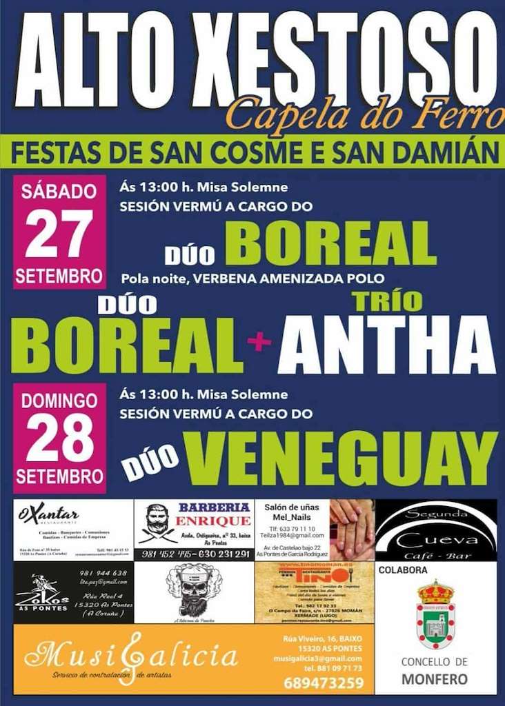 San Cosme e San Damián de Alto Xestoso en Monfero