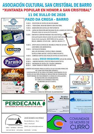 Fechas, información, programa, cartel, imágenes, mapa y ubicación de San Cristóbal (2026)  en  Barro