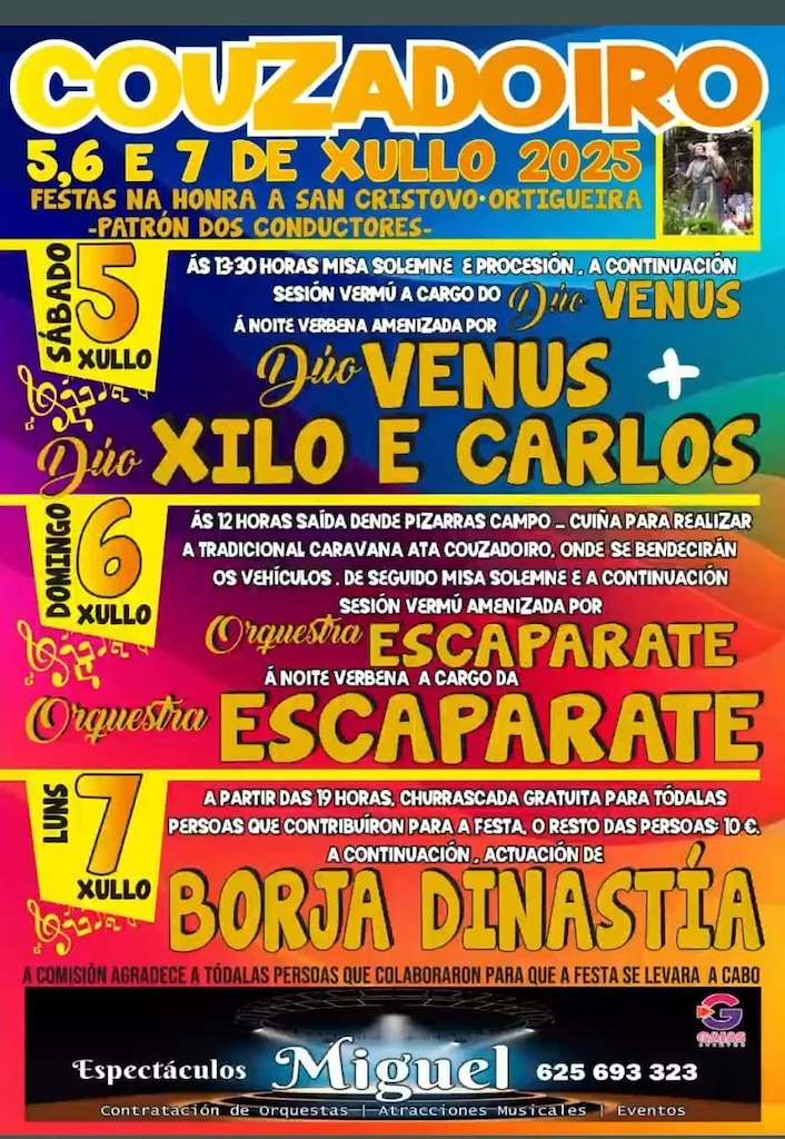 San Cristóbal de Couzadoiro (2025) en Ortigueira