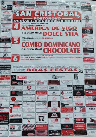 Fechas, información, programa, cartel, imágenes, mapa y ubicación de San Cristóbal de Portonovo  en  Sanxenxo