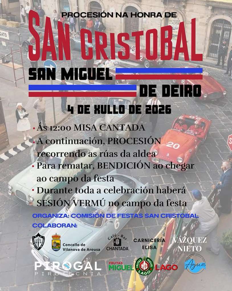 San Cristóbal de San Miguel de Deiro  (2026) en Vilanova de Arousa