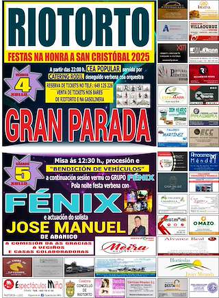 Fechas, información, programa, cartel, imágenes, mapa y ubicación de San Cristóbal  en  Riotorto