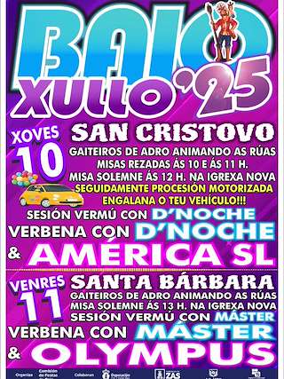 Fechas, información, programa, cartel, imágenes, mapa y ubicación de San Cristóbal y Santa Bárbara de Baio  en  Zas