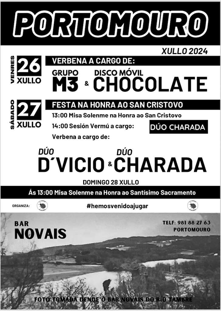 San Cristóbal y Santísimo Sacramento de Portomouro en Val do Dubra