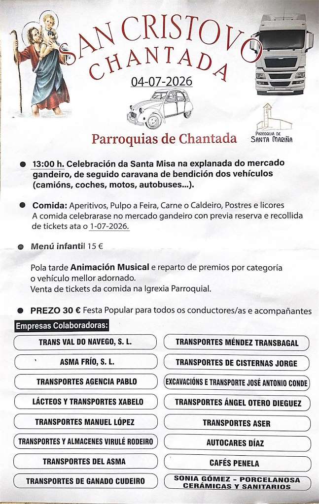 San Cristovo (2026) en Chantada