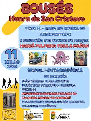 Fechas, información, programa, cartel, imágenes, mapa y ubicación de San Cristovo de Bousés  en  Oímbra